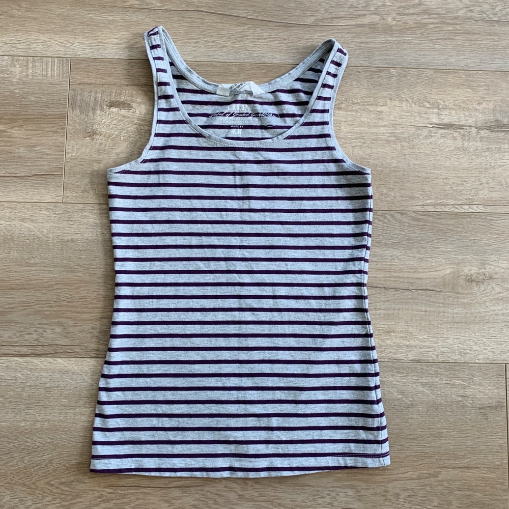 H&M striped tank top